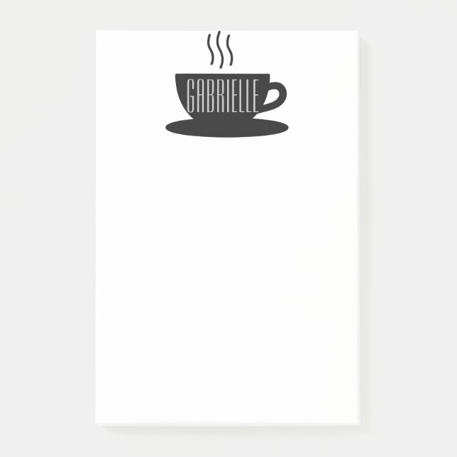 MONOGRAM COFFEE Post-it Notes (Framsida)