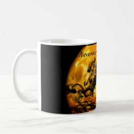 Monogram-Coolan "Now" Raven Halloween Kaffemugg