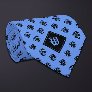 Monogram Cornblomma Blue Dragon Slips