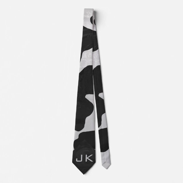 Monogram Cow Black and White Slips (Framsida)