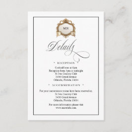 Monogram Creat QR Code Enclosure Card Tilläggskort