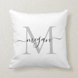 Monogram Cushion - Add your Name Kudde
