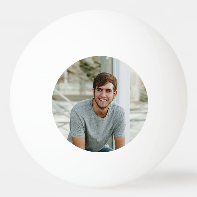 Monogram Custom Photo Ping Pong Ball Pingisboll (Framsidan)