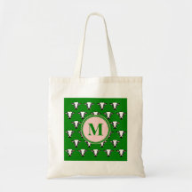 Monogram Cute Cow Ansikte Mönster