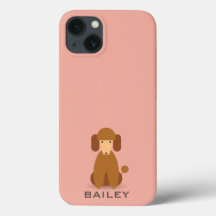 Monogram. Cute Hund.