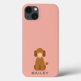 Monogram. Cute Hund.