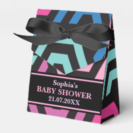 Monogram Cute Mönster Baby Shower Presentaskar