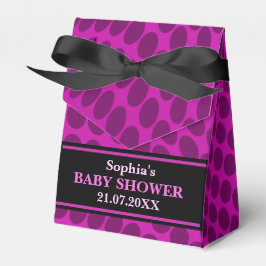 Monogram Cute Mönster Baby Shower Presentaskar