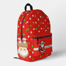 Monogram Cute Santa Firande School