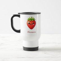 Monogram cute strawberry kawaii