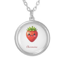 Monogram cute strawberry kawaii