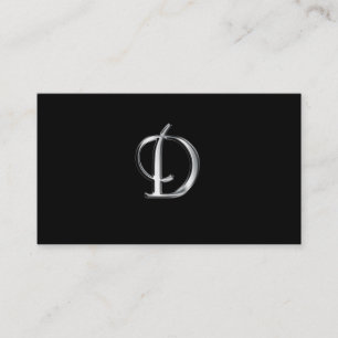 Monogram D-affärskort Visitkort