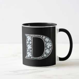 Monogram D Faux Diamond Mugg