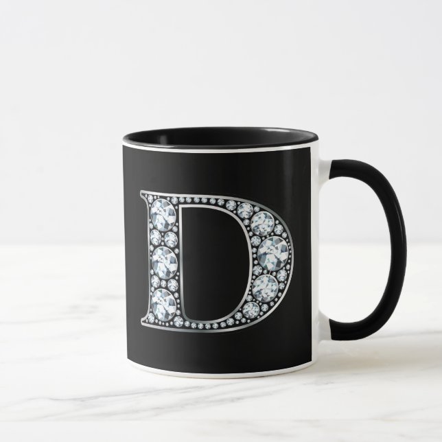 Monogram D Faux Diamond Mugg (Höger)