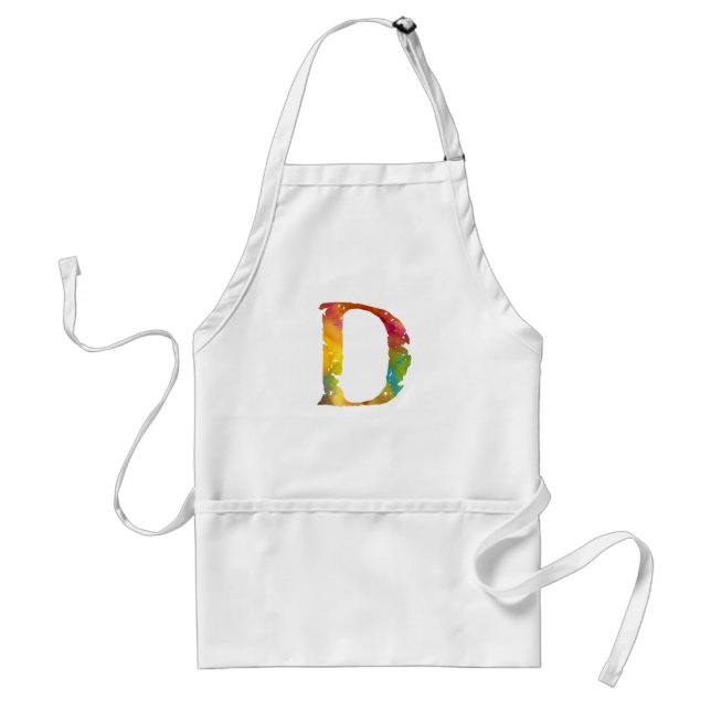 Monogram - D - förkläde (Framsidan)