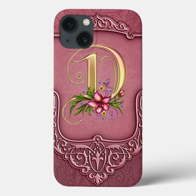 Monogram D iPad Air Case (Baksida)