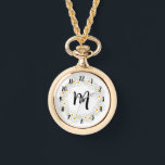 Monogram Daisy Necklace Watch Armbandsur<br><div class="desc">Monogram Daisy Necklace Watch</div>