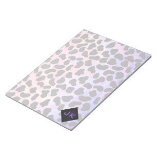 Monogram Dalmatian Black and Rosa Anteckningsblock