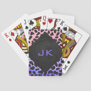 Monogram Dalmatian Black and Rosa Casinokort