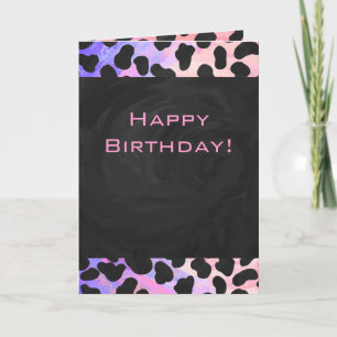 Monogram Dalmatian Black and Rosa Kort