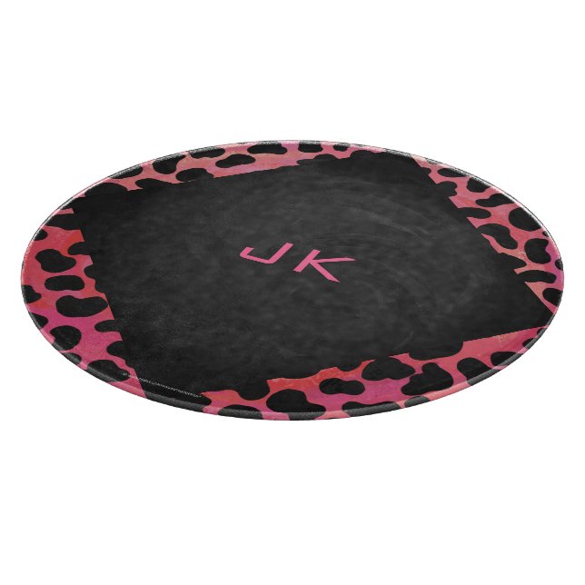 Monogram Dalmatian Black och Red (Hörn)