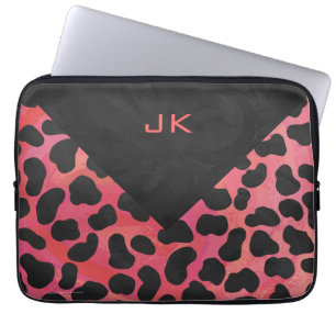 Monogram Dalmatian Black och Red Laptop Fodral