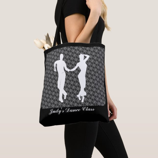 MONOGRAM DANCING COUPLE TYGKASSE (Närbild)