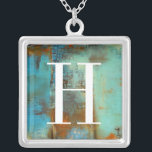 Monogram | Deja Blue Silverpläterat Halsband<br><div class="desc">Hemdepartement</div>