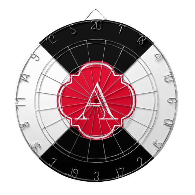 Monogram-dekoration Darttavla (Framsidan)