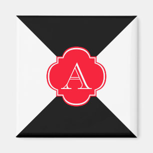 Monogram-dekoration Magnet