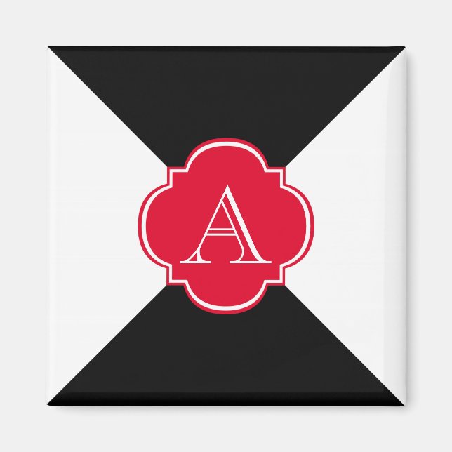 Monogram-dekoration Magnet (Framsidan)