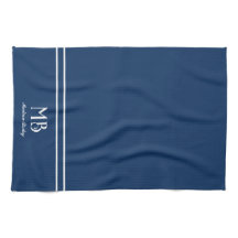 Monogram dekorativ typografi | Blå flotta