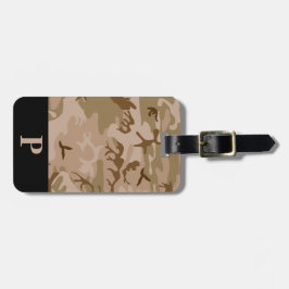Monogram Desert Military Camo Camouflage Black Bagagebricka