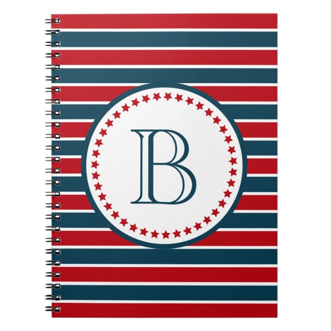 Monogram design anteckningsbok (Framsidan)