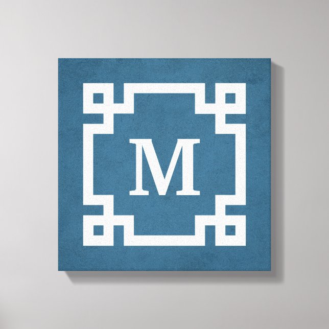 Monogram design canvastryck (Framsida)