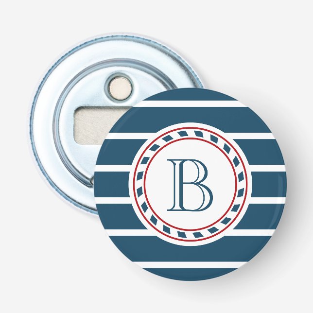 Monogram design flasköppnare (Framsidan)