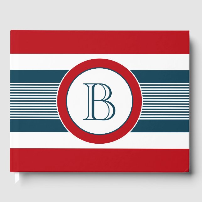 Monogram design gästböcker (Framsida)