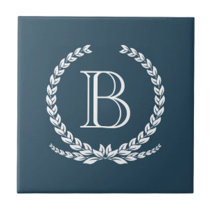 Monogram design kakelplatta