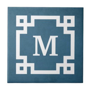 Monogram design kakelplatta
