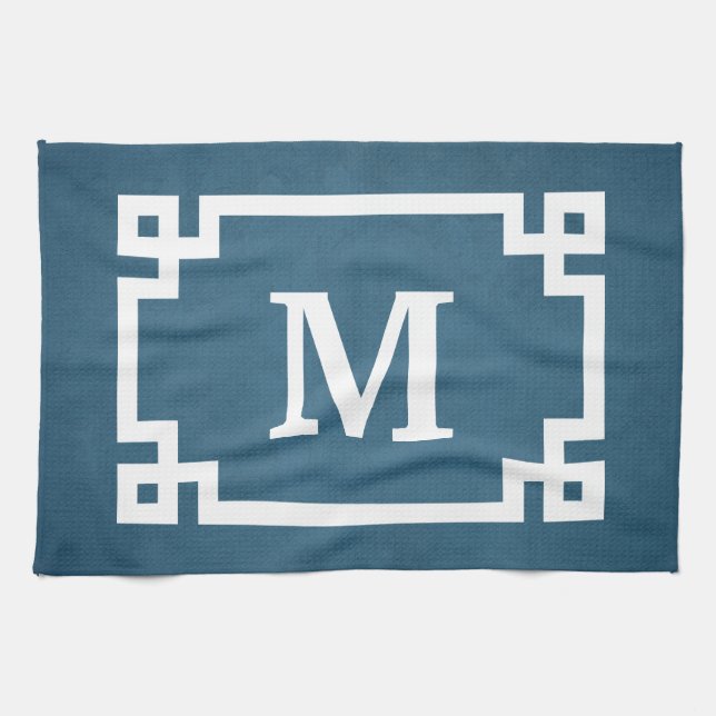 Monogram design kökshandduk (Horisontell)