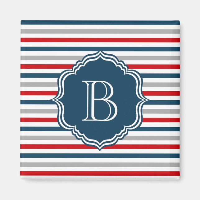 Monogram design magnet (Framsidan)