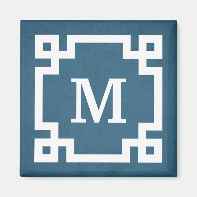 Monogram design magnet (Framsidan)