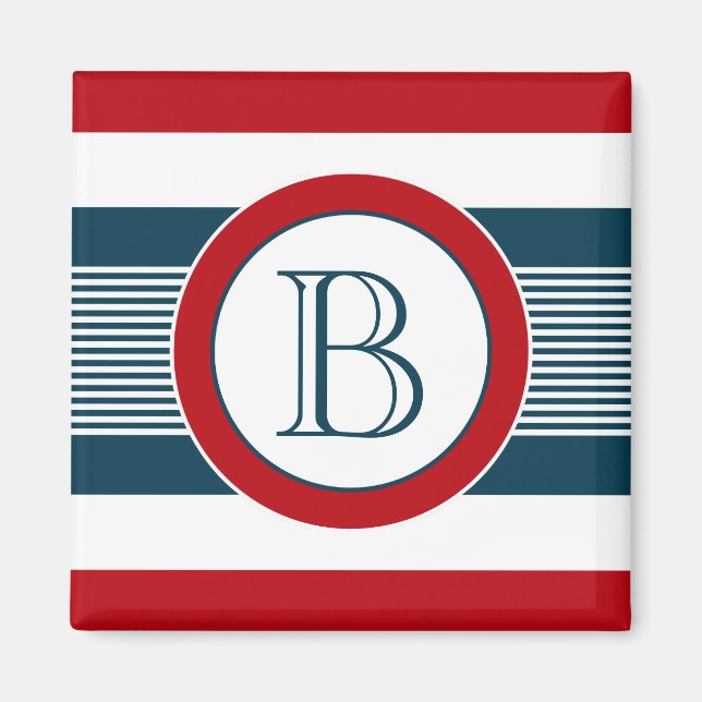 Monogram design magnet (Framsidan)