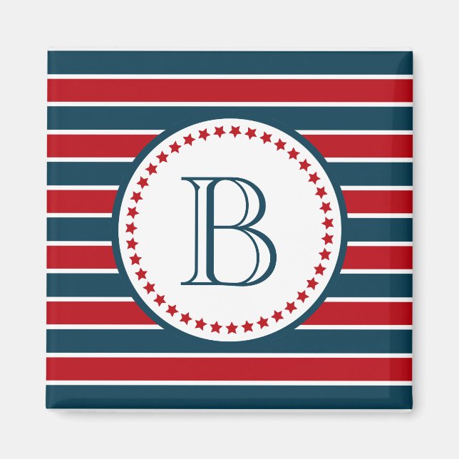 Monogram design magnet (Framsidan)