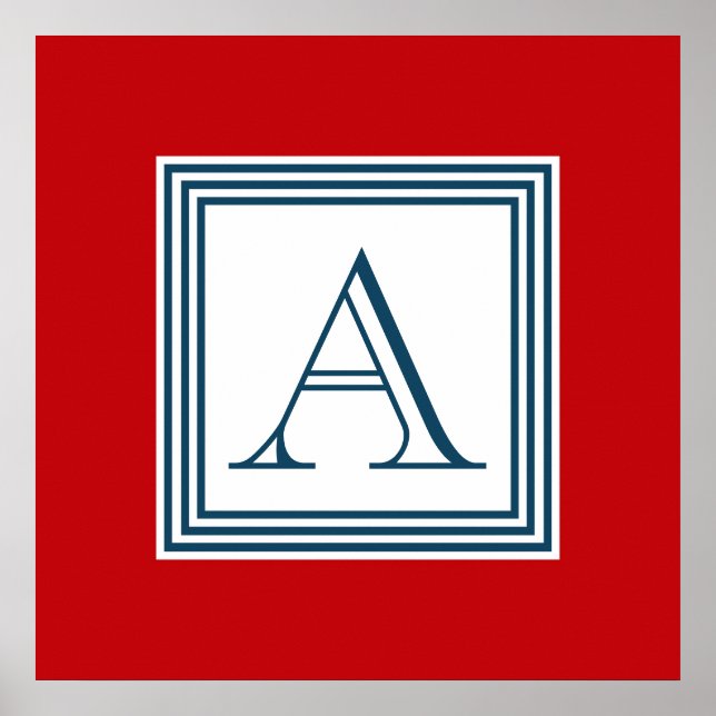 Monogram design poster (Framsidan)