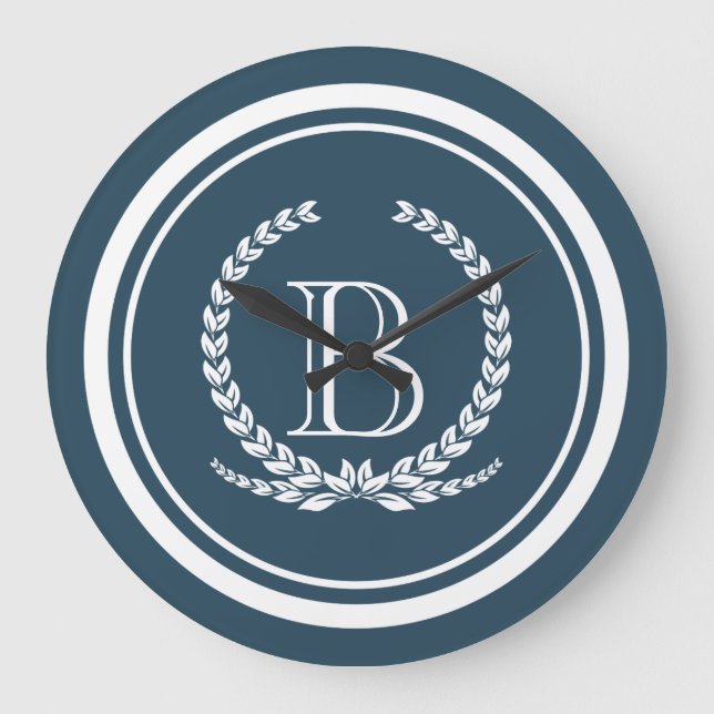 Monogram design stor klocka (Framsida)