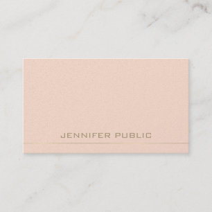 Monogram Design Trendig Glamous Plain Luxury Visitkort