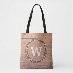 Monogram design tygkasse