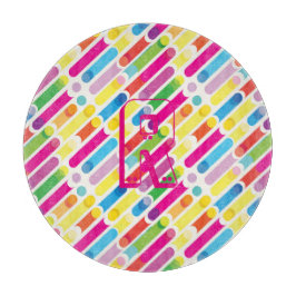 Monogram diagonalt konturdiagram i Linjer Mönster