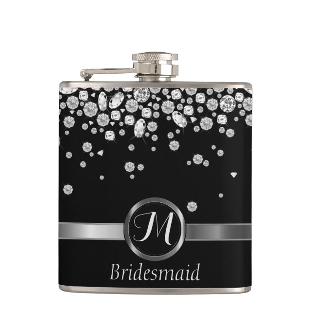 Monogram Diamond - Bridesmaid Fickplunta (Framsidan)